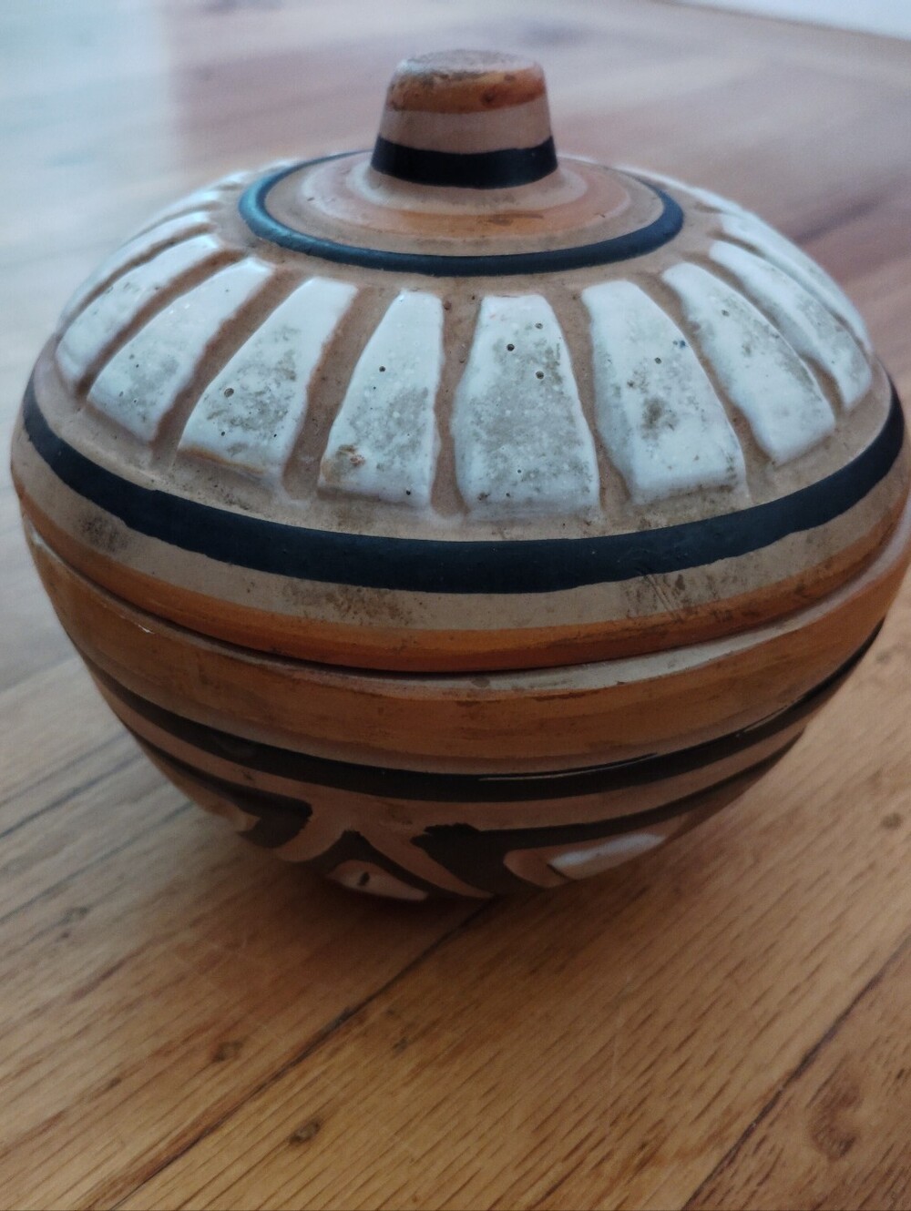 MCM Florentine Original Italian Pottery Covered Dish Italy Tuscan